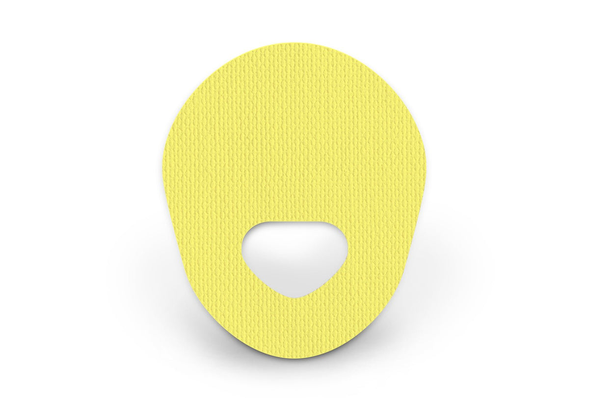 Pastel Yellow Patch - Guardian Enlite for Single diabetes CGMs and insulin pumps