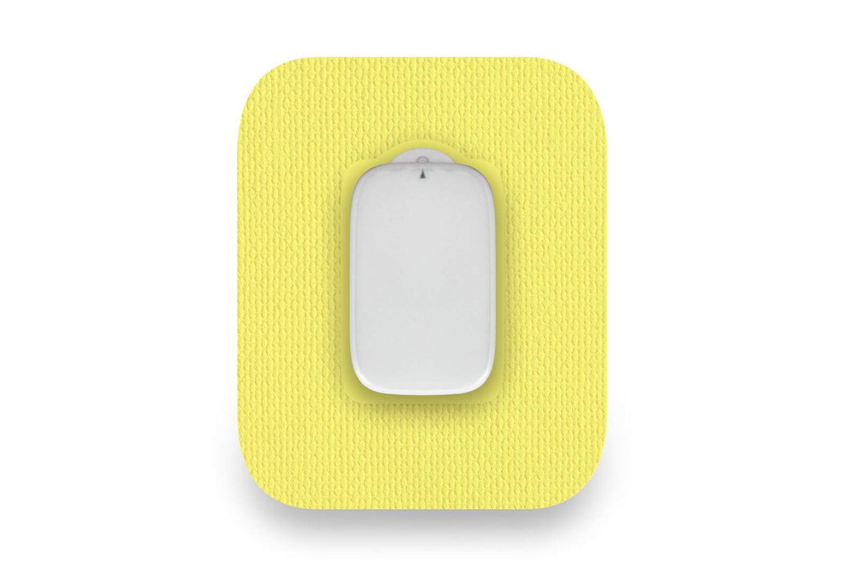 Pastel Yellow Patch - Medtrum CGM for Single diabetes CGMs and insulin pumps