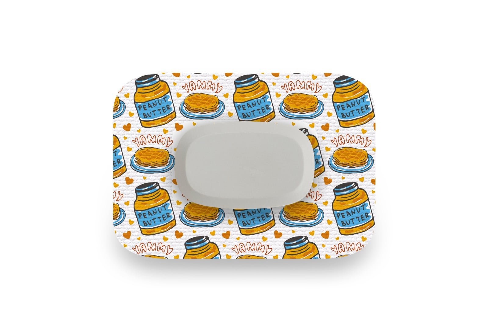 Peanut Butter Patch for GlucoRX Aidex diabetes CGMs and insulin pumps