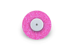 Pink Glitter Patch for Freestyle Libre diabetes supplies and insulin pumps