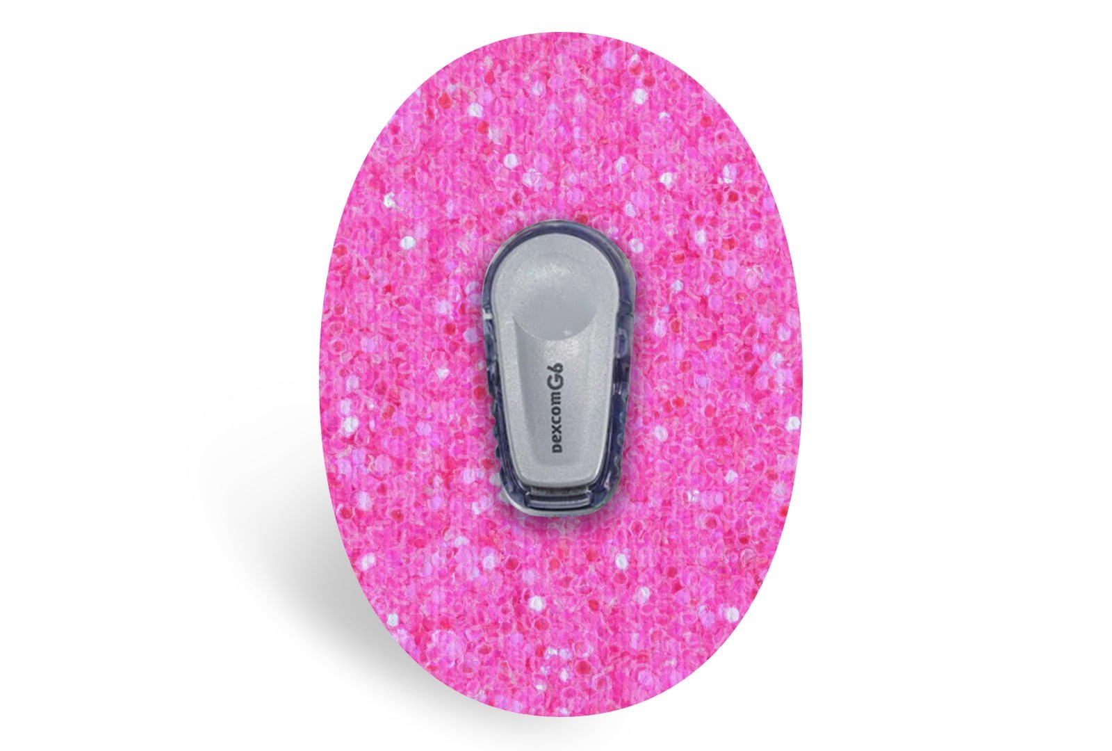 Pink Glitter Patch for Dexcom G6 / One diabetes supplies and insulin pumps