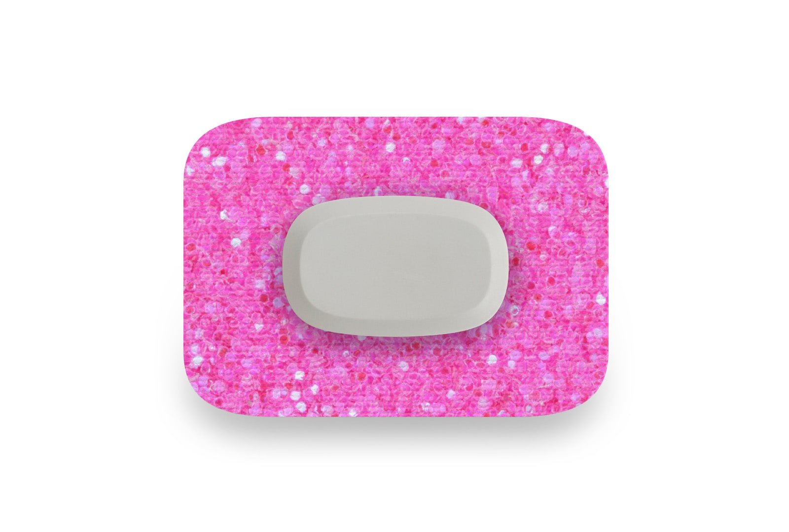 Pink Glitter Patch - GlucoRX Aidex for Single diabetes supplies and insulin pumps