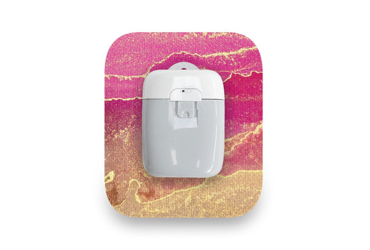 Pink Marble Patch - Medtrum Pump for Single diabetes supplies and insulin pumps