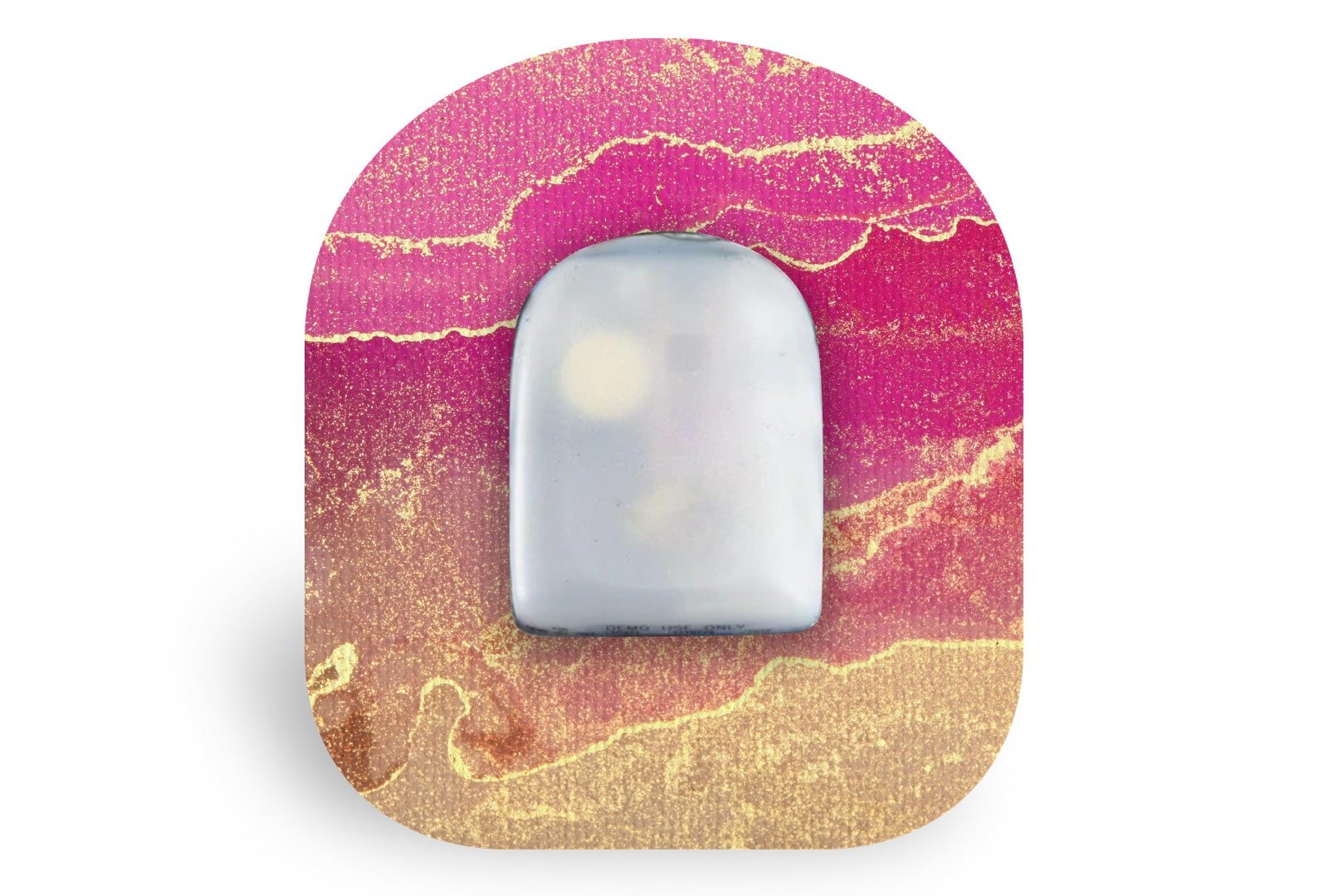 Pink Marble Patch - Omnipod for Omnipod diabetes supplies and insulin pumps