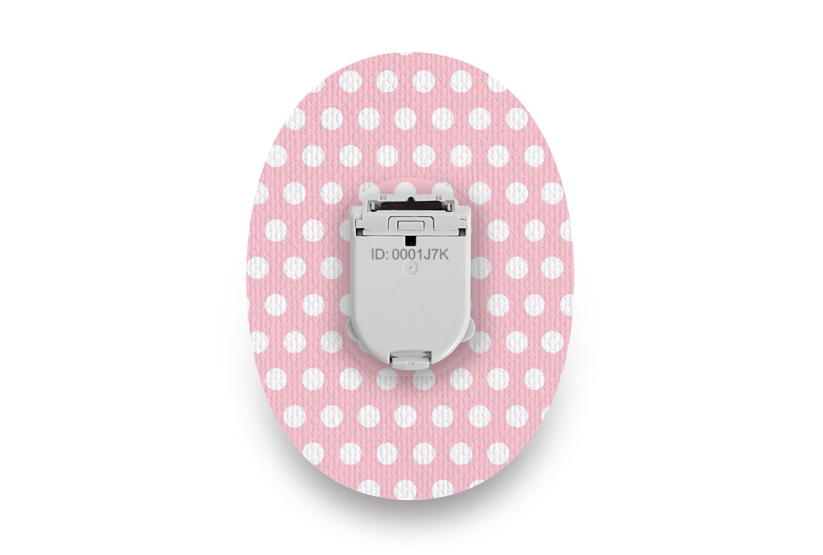 Pink Polka Dot Patch for Glucomen Day diabetes CGMs and insulin pumps