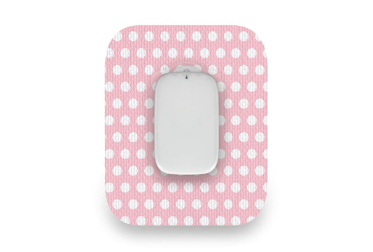 Pink Polka Dot Patch - Medtrum CGM for Single diabetes CGMs and insulin pumps