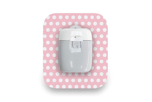 Pink Polka Dot Patch - Medtrum Pump for Single diabetes CGMs and insulin pumps