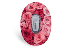 Pretty Pink Rose Patch for Dexcom G6 / One diabetes CGMs and insulin pumps