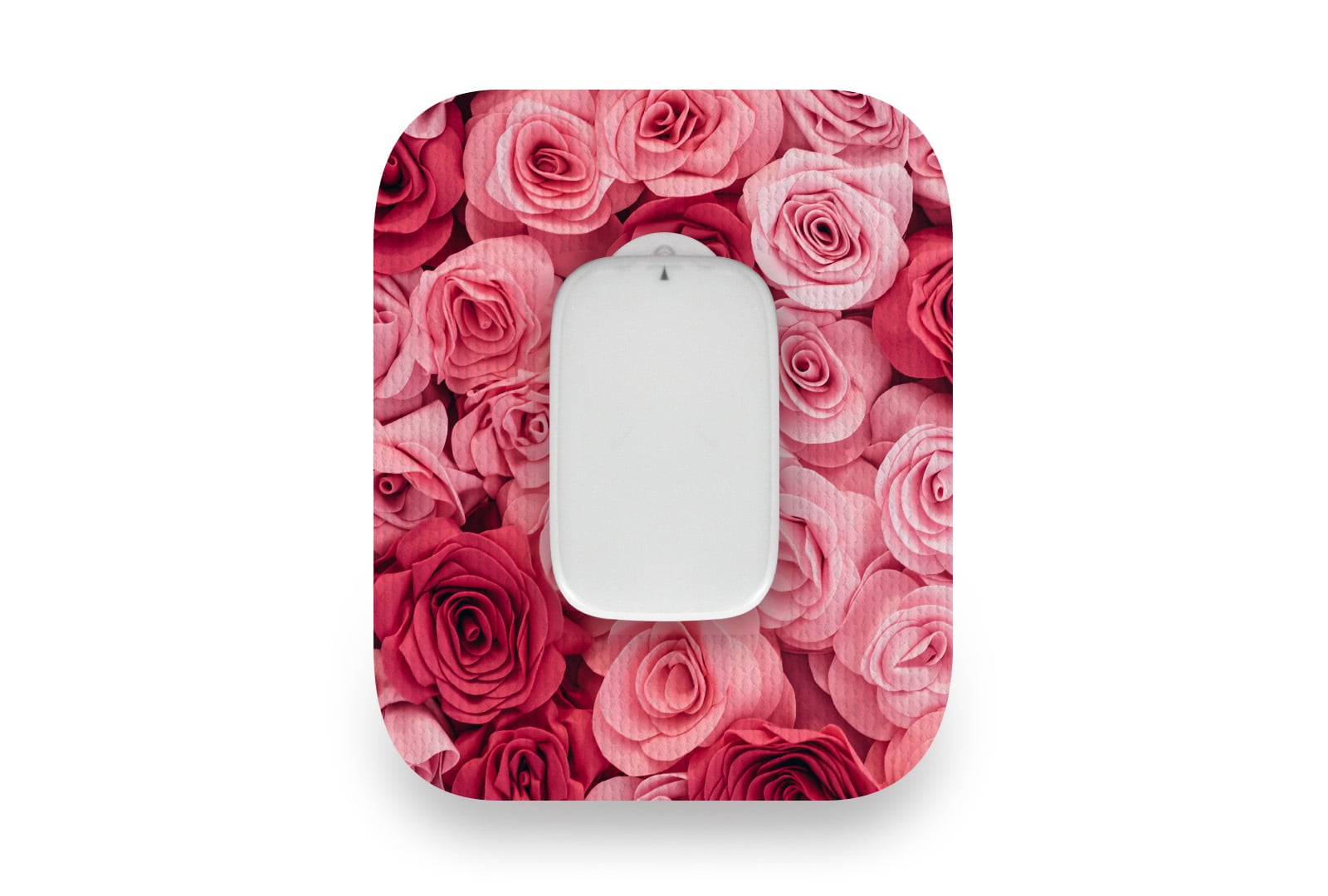 Pretty Pink Rose Patch - Medtrum CGM for 10-Pack diabetes CGMs and insulin pumps