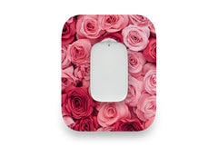 Pretty Pink Rose Patch - Medtrum CGM for Single diabetes CGMs and insulin pumps