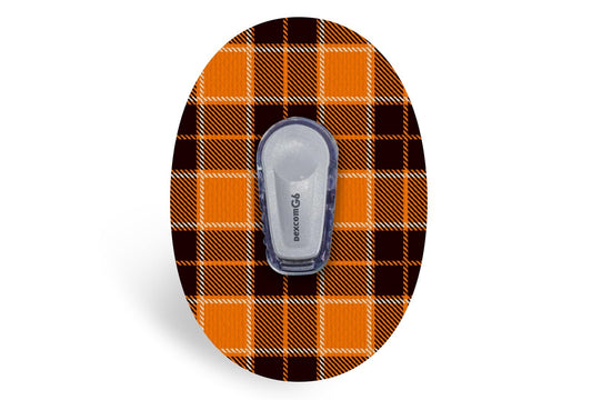 Pumpkin Plaid Patch - Dexcom G6 / One for Single diabetes supplies and insulin pumps