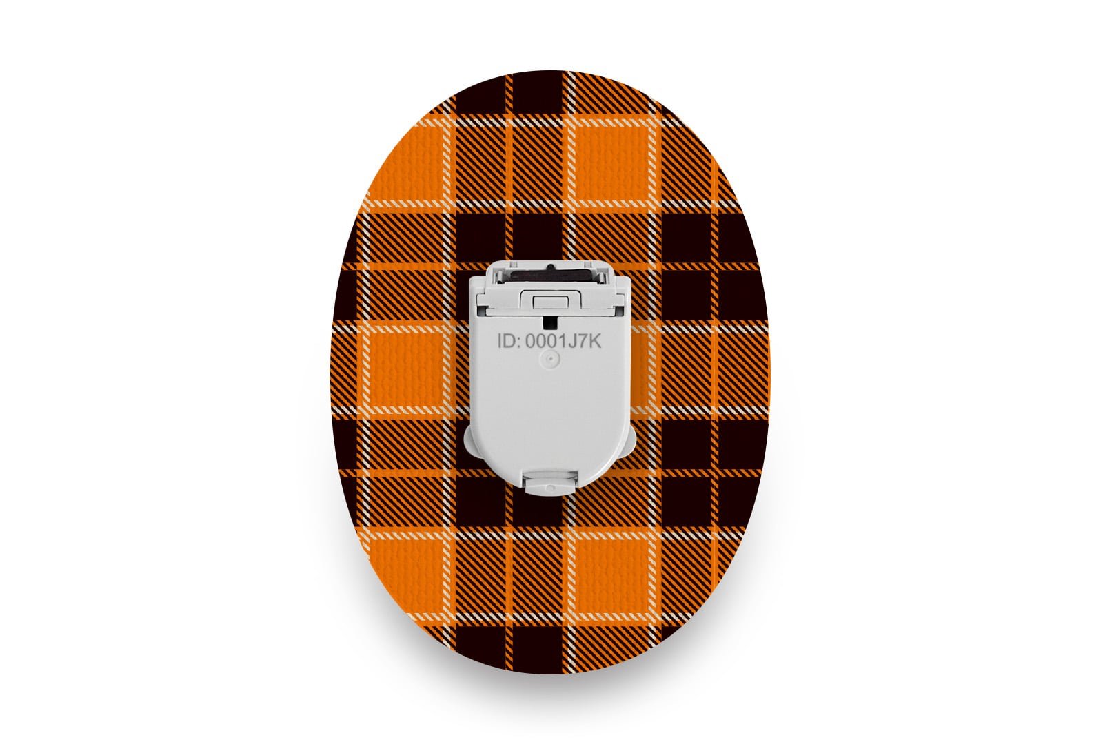 Pumpkin Plaid Patch - Glucomen Day for Single diabetes supplies and insulin pumps