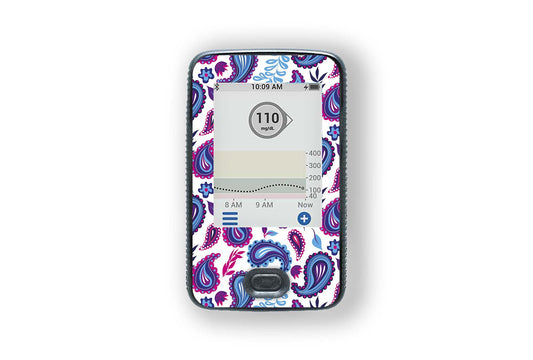 Purple Drops Sticker - Dexcom G6 / One Receiver for diabetes supplies and insulin pumps