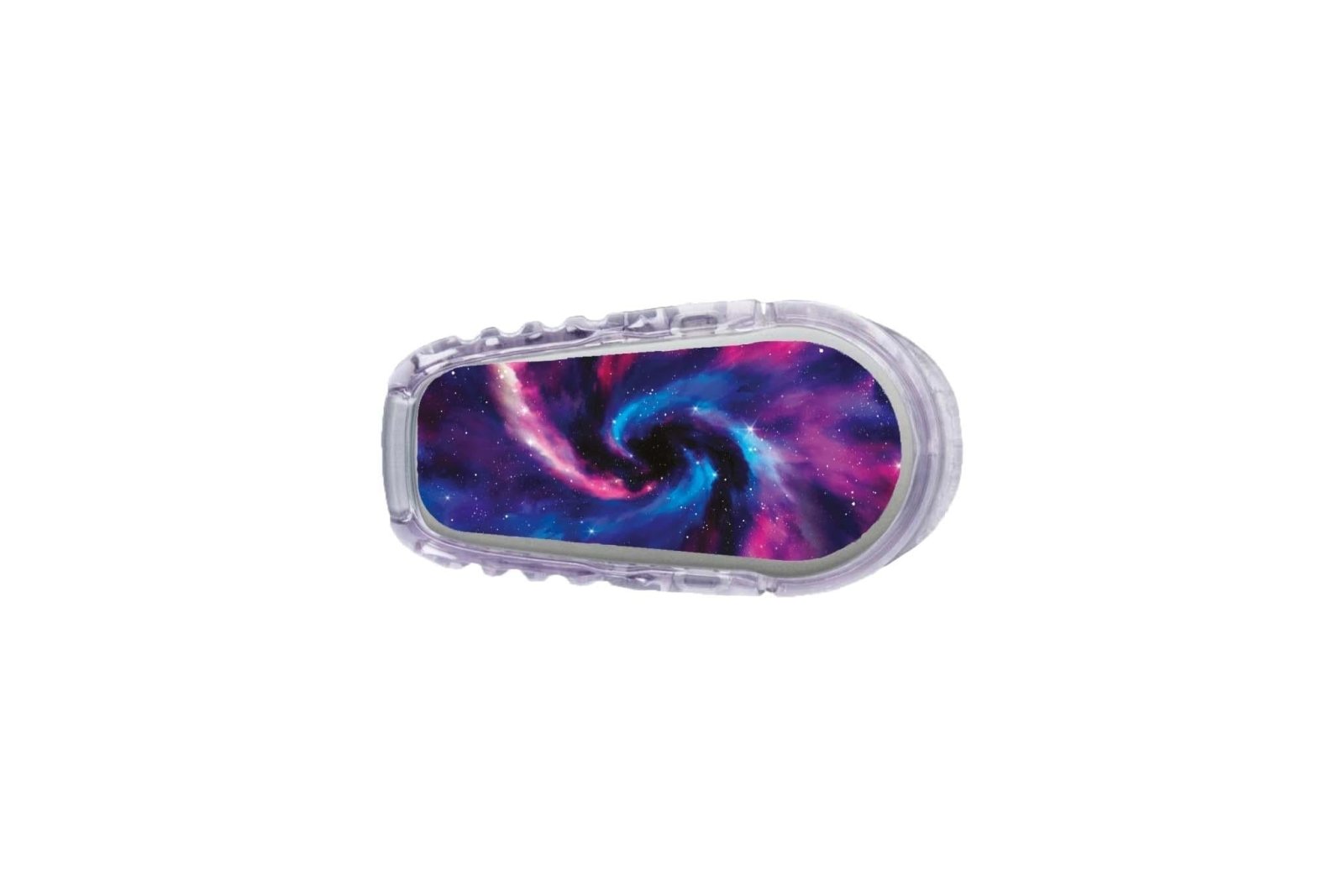 Purple Nebula Sticker for Dexcom Transmitter diabetes CGMs and insulin pumps