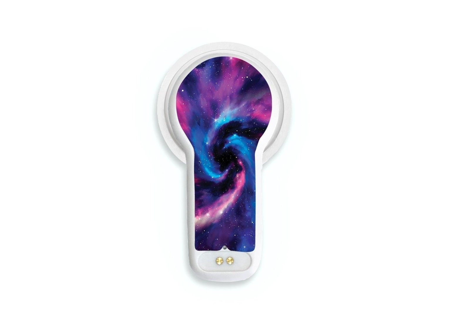 Purple Nebula Sticker for MiaoMiao2 diabetes CGMs and insulin pumps