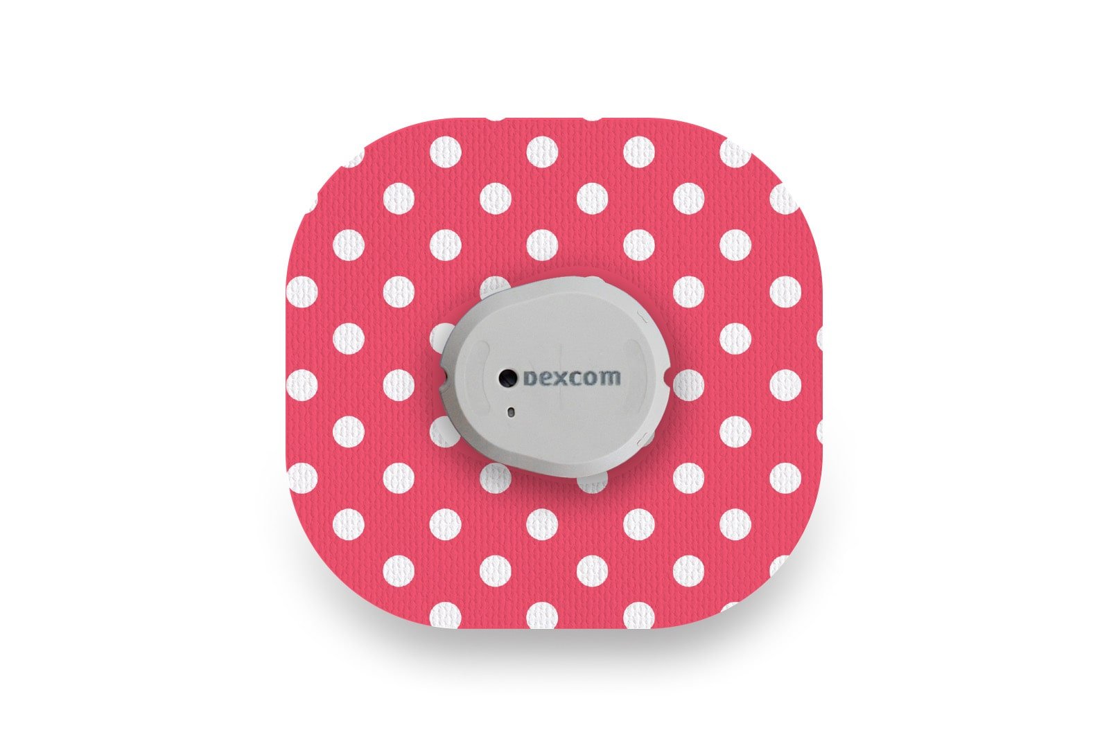 Red Polka Dot Patch for Dexcom G7 / One+ diabetes CGMs and insulin pumps