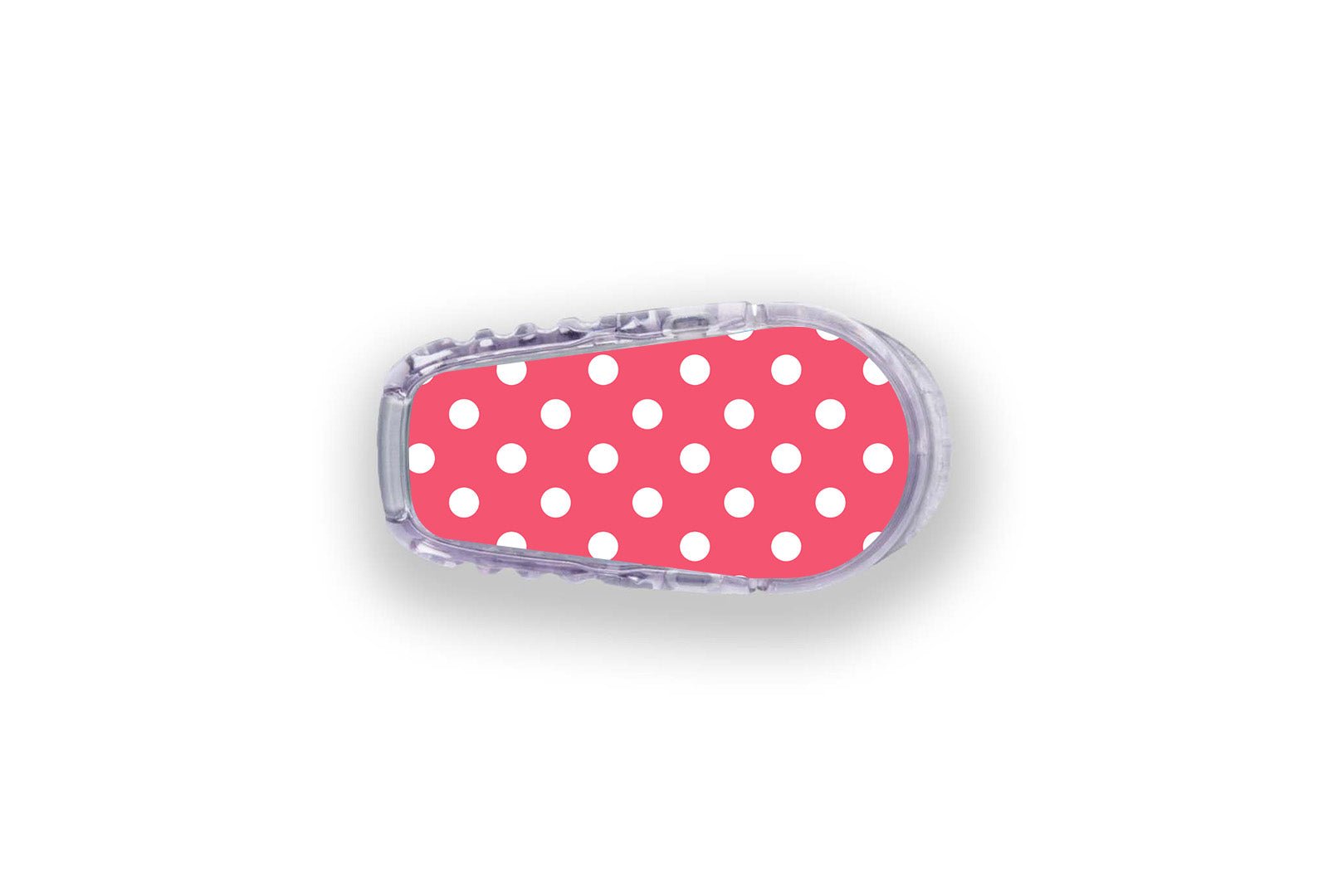 Red Polka Dot Sticker - Dexcom G6 / One Sensor for diabetes supplies and insulin pumps