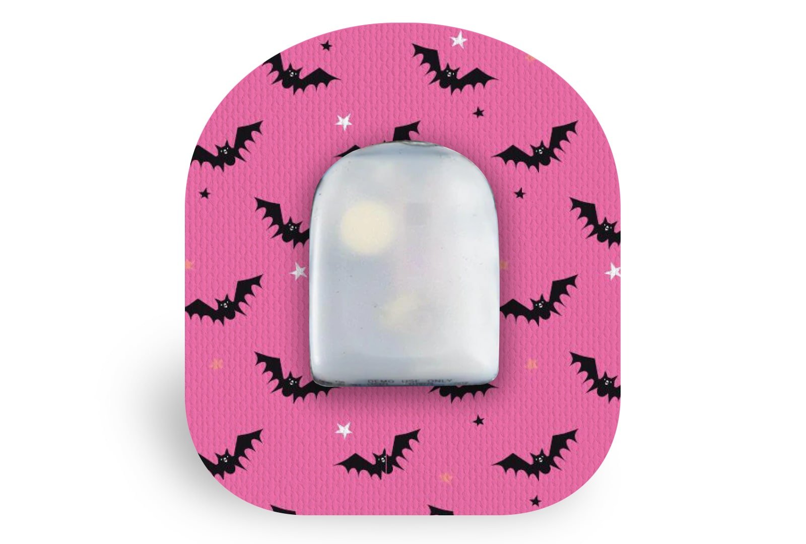 Scary Bats Patch - Omnipod for Single diabetes CGMs and insulin pumps