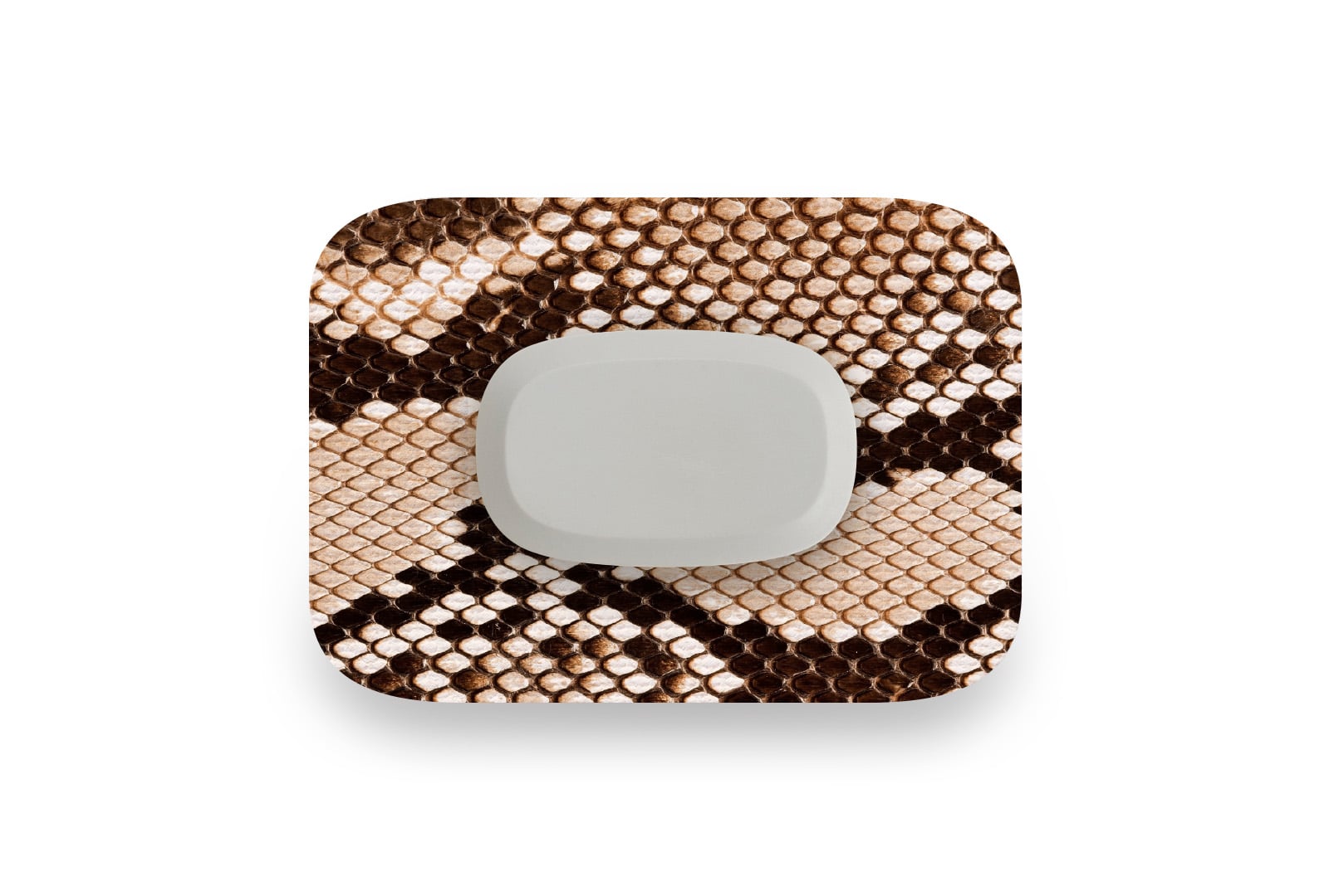 Snake Print patch for GlucoRX Aidex diabetes CGMs and insulin pumps