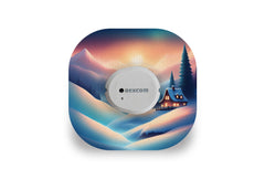 Snowy Cabin Patch for Dexcom G7 / One+ diabetes supplies and insulin pumps