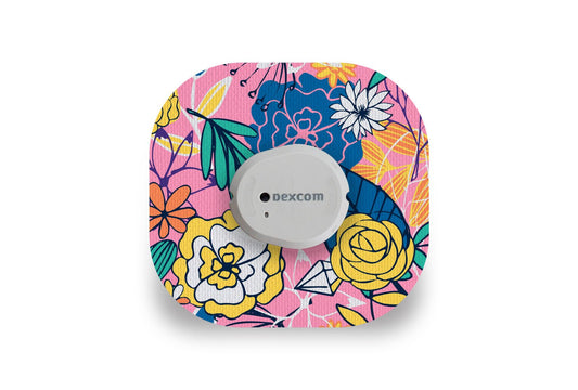 Springtime Bloom Patch - Dexcom G7 / One+ for Single diabetes supplies and insulin pumps