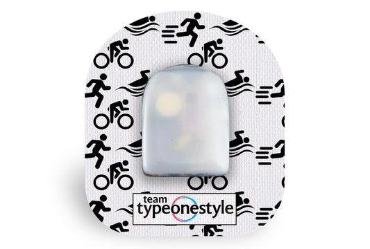 Triathlon Patch - Omnipod for Single diabetes supplies and insulin pumps