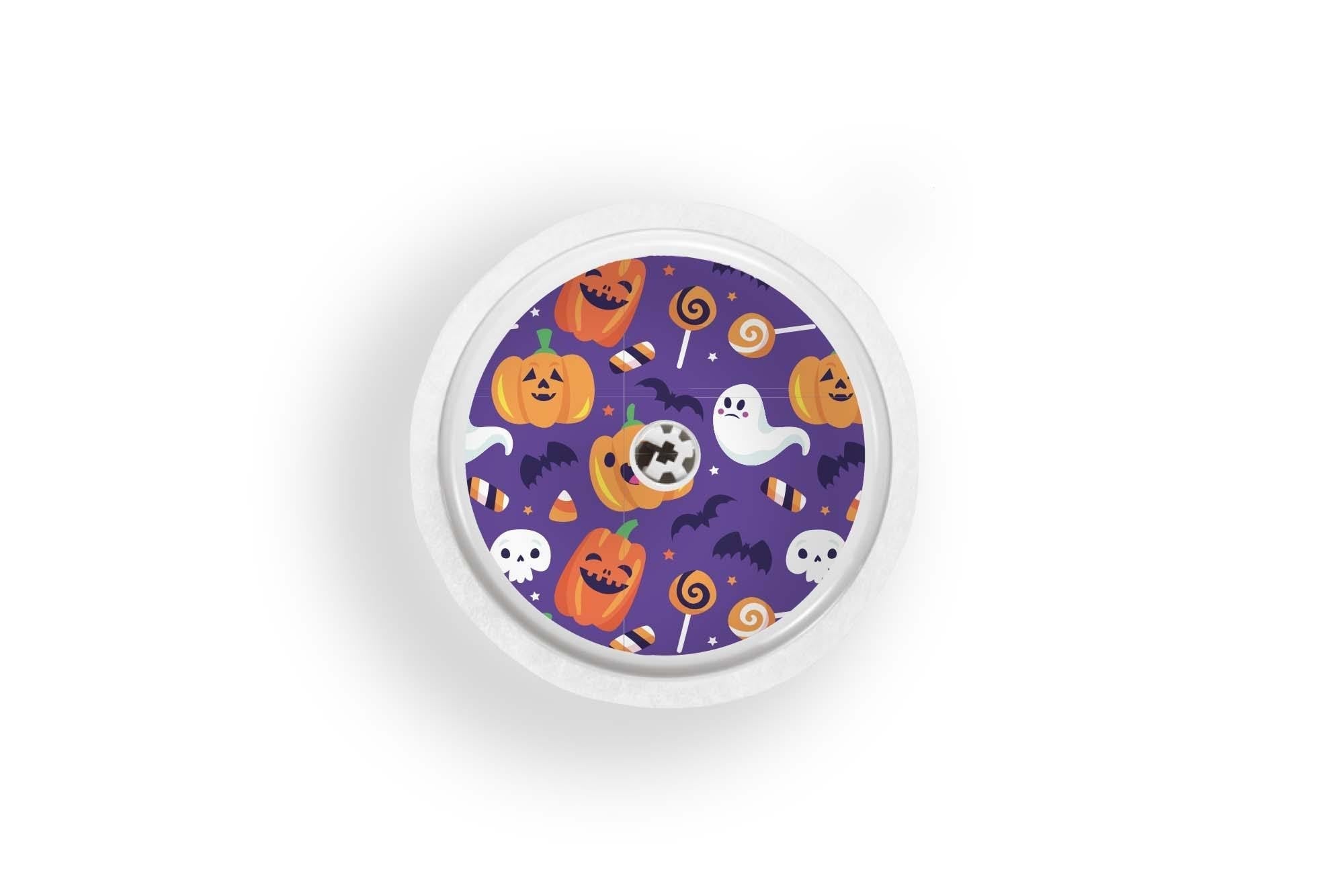 Trick or Treat Sticker for Freestyle Libre 1, 2, or 2+ diabetes CGMs and insulin pumps