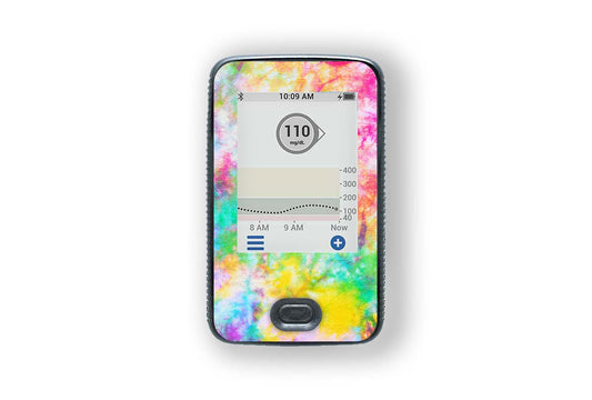 Tye-Dye Sticker - Dexcom G6 / One Receiver for diabetes supplies and insulin pumps