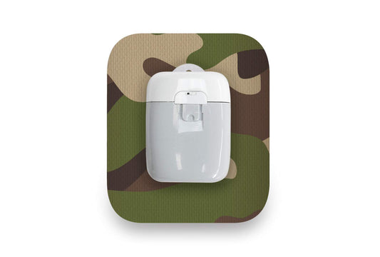 Woodland Camo Patch - Medtrum Pump for Single diabetes CGMs and insulin pumps