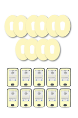 Yellow Pastel Patches Matching Set for Dexcom G6 diabetes supplies and insulin pumps