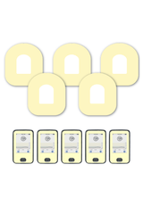 Yellow Pastel Patches Matching Set for Omnipod diabetes supplies and insulin pumps