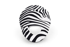 Zebra Print Patch for Guardian Enlite diabetes CGMs and insulin pumps