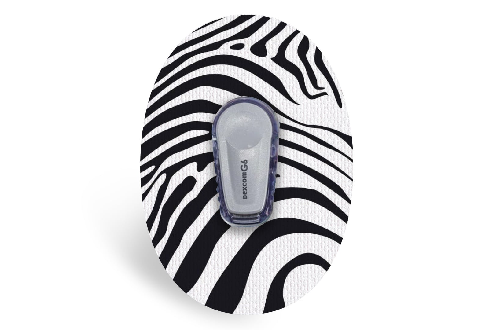 Zebra Print Patch for Dexcom G6 / One diabetes CGMs and insulin pumps