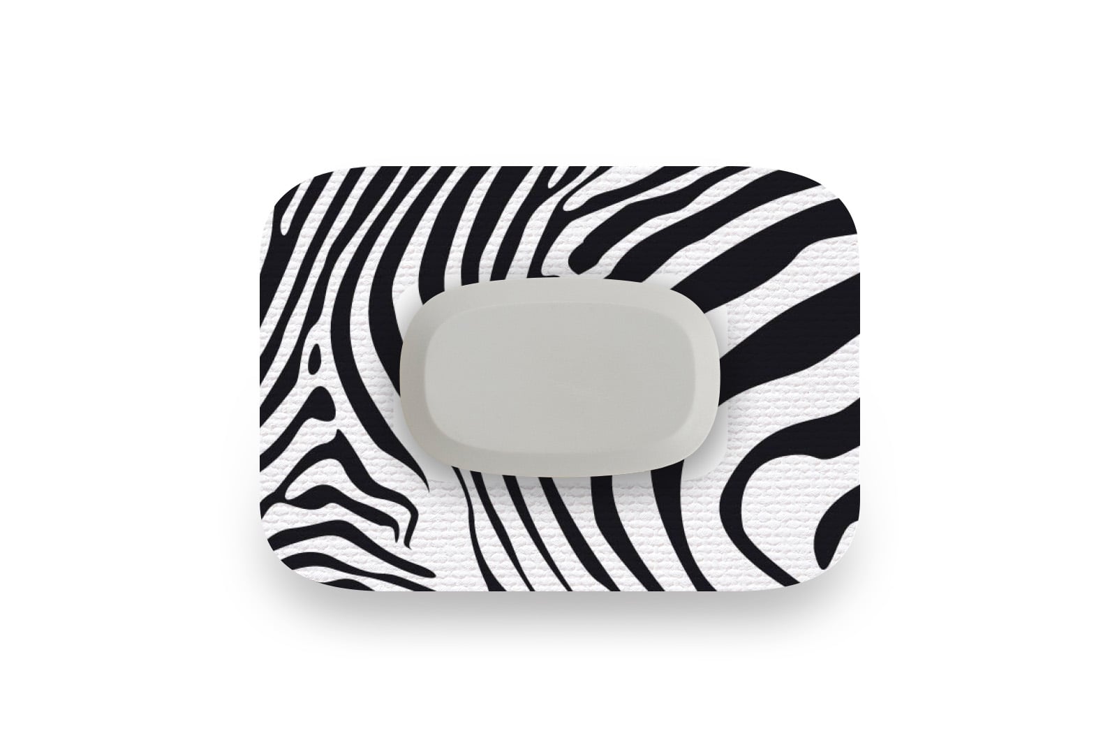 Zebra Print Patch for GlucoRX Aidex diabetes CGMs and insulin pumps