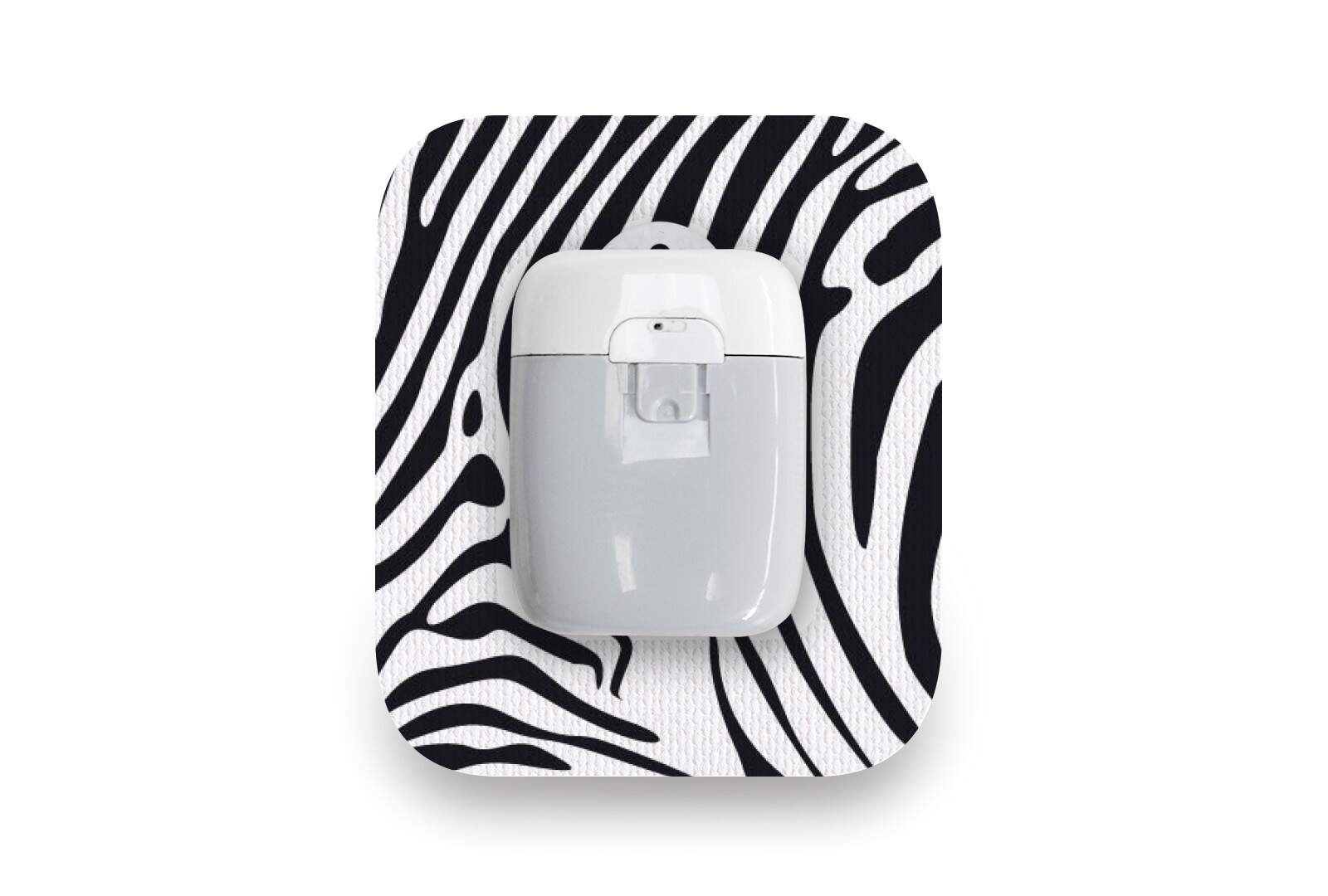 Zebra Print Patch - Medtrum Pump for Single diabetes CGMs and insulin pumps